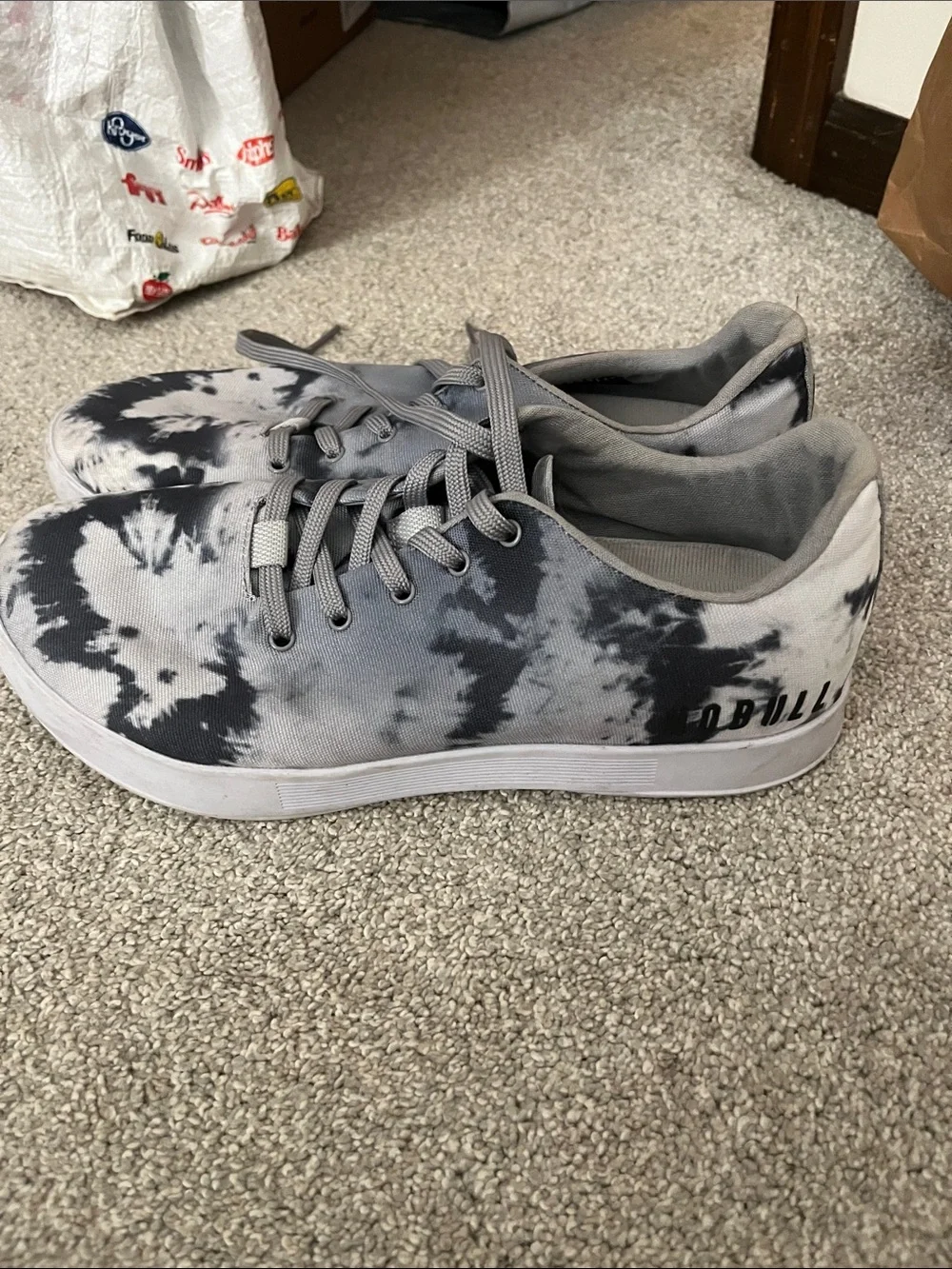 No Bull Men’s 9.5 /Womens 11 Grey Tie-Dye Sneakers